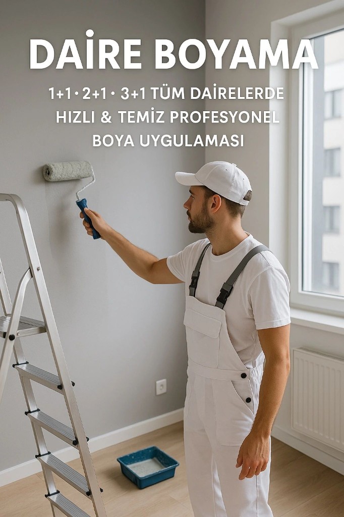 Daire boyama hizmeti tanıtım görseli